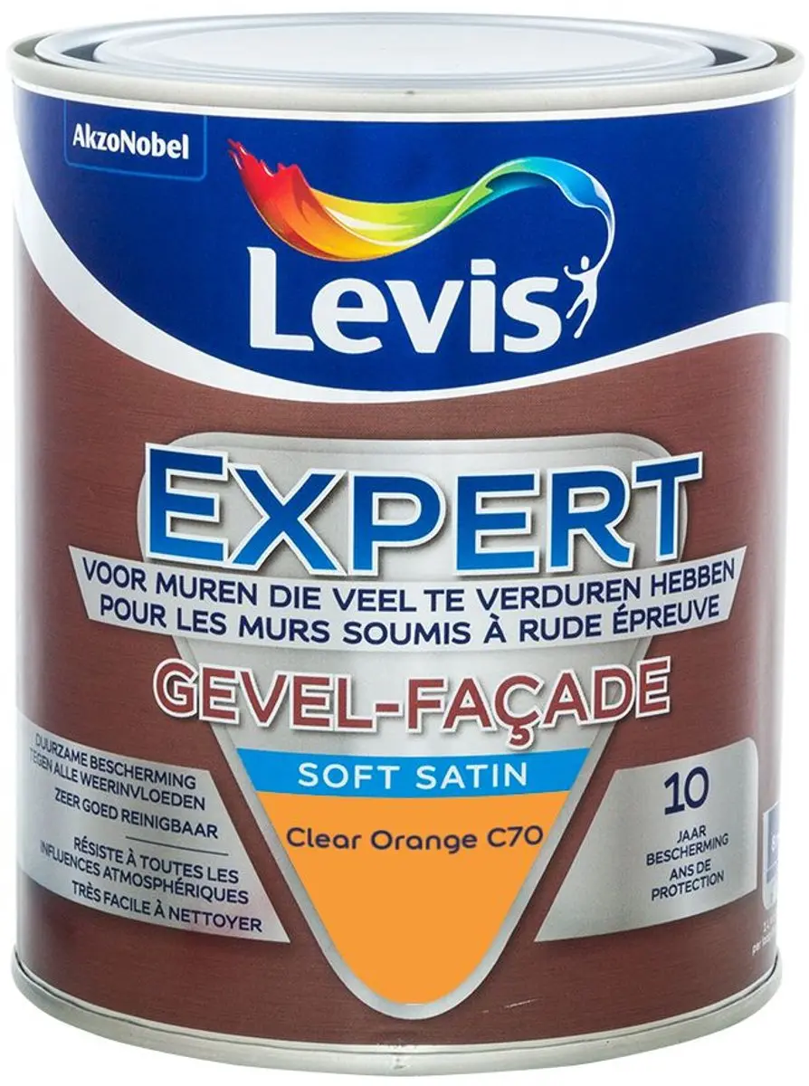 Levi's Expert Gevel Mix Clear Orange C70 Mengverf 1L