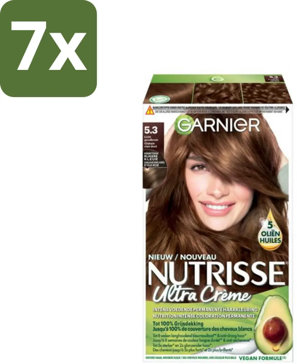 Garnier Nutrisse Ultra Crème 5.3 Licht Goudbruin