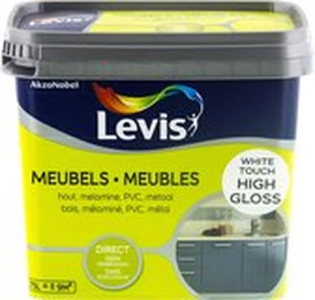 Levi's Meubelsverf High Gloss White Touch 0.75L