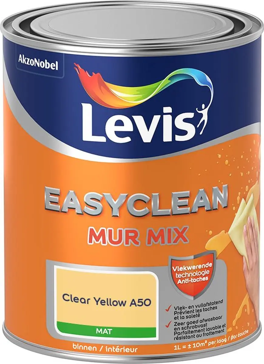 Levi's Easyclean Mur Mat Mix Clear Yellow 1L