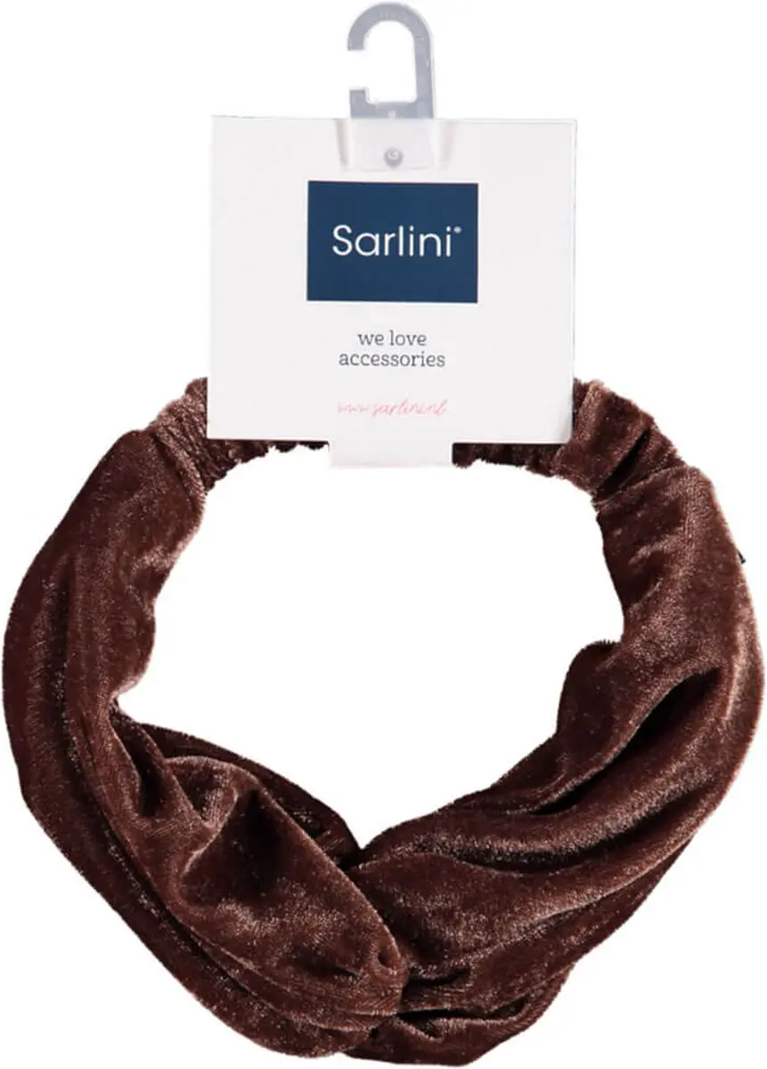 Sarlini Stoffen Haarband / Hoofdband Mid Bruin