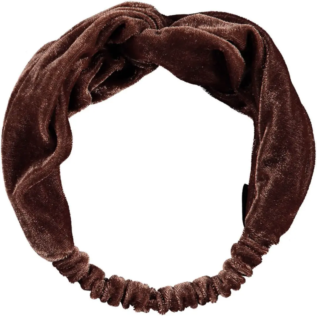 Sarlini Stoffen Haarband / Hoofdband Mid Bruin