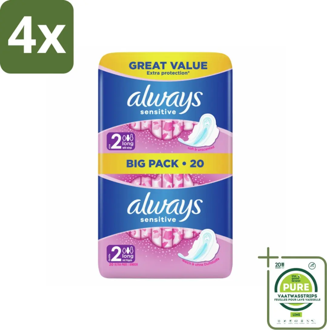 Always Long Sensitive Maandverband