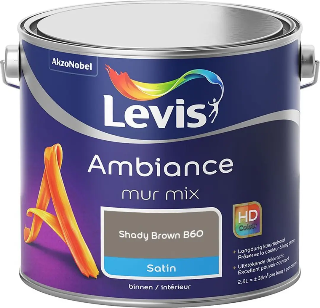 Levi's Ambiance Mur Satin Mix Mengverf 2,5L