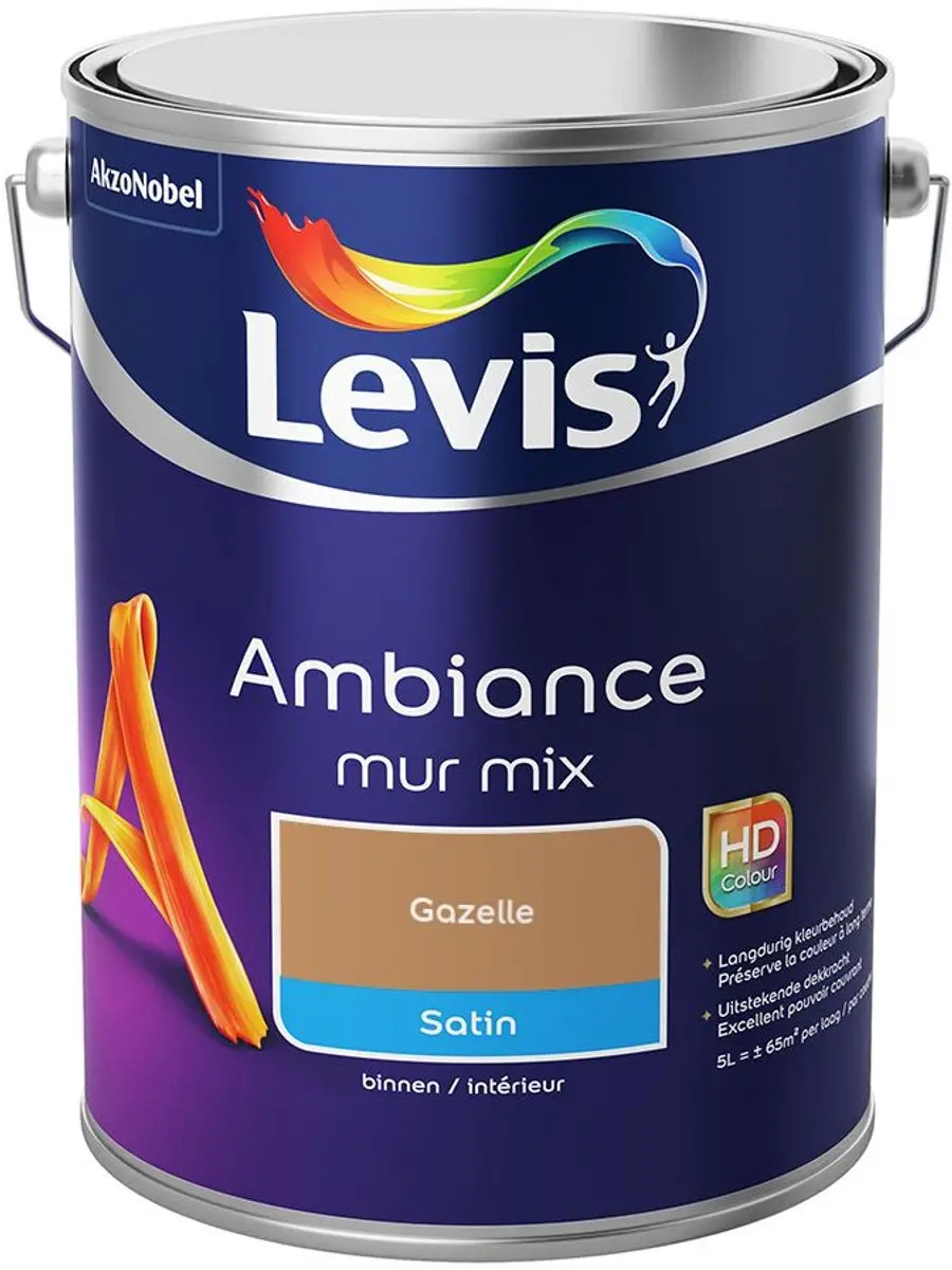 Levi's Ambiance Mur Satin Mix Gazelle Verf