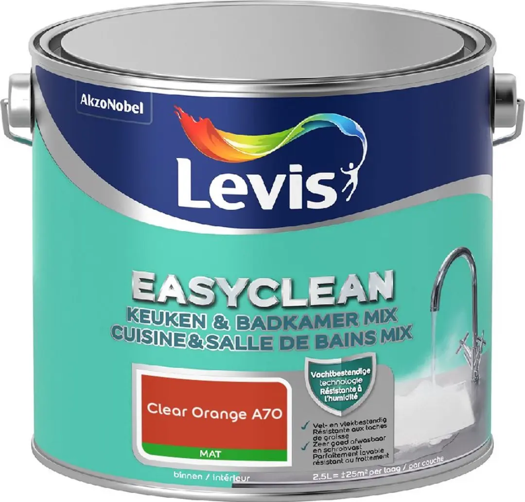 Levi's Easyclean Mengverf Clear Orange A70