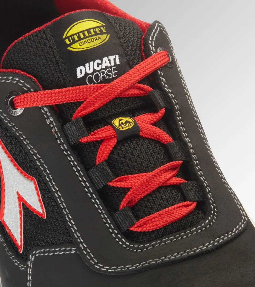 Diadora SHARK ENGINE LOW S1PS FO SR BLACK/RED 40