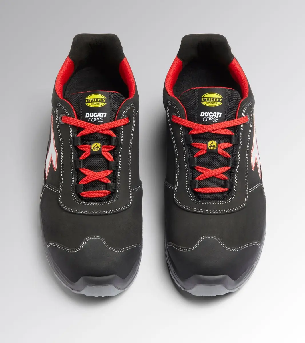 Diadora SHARK ENGINE LOW S3S FO SR BLACK/RED 46