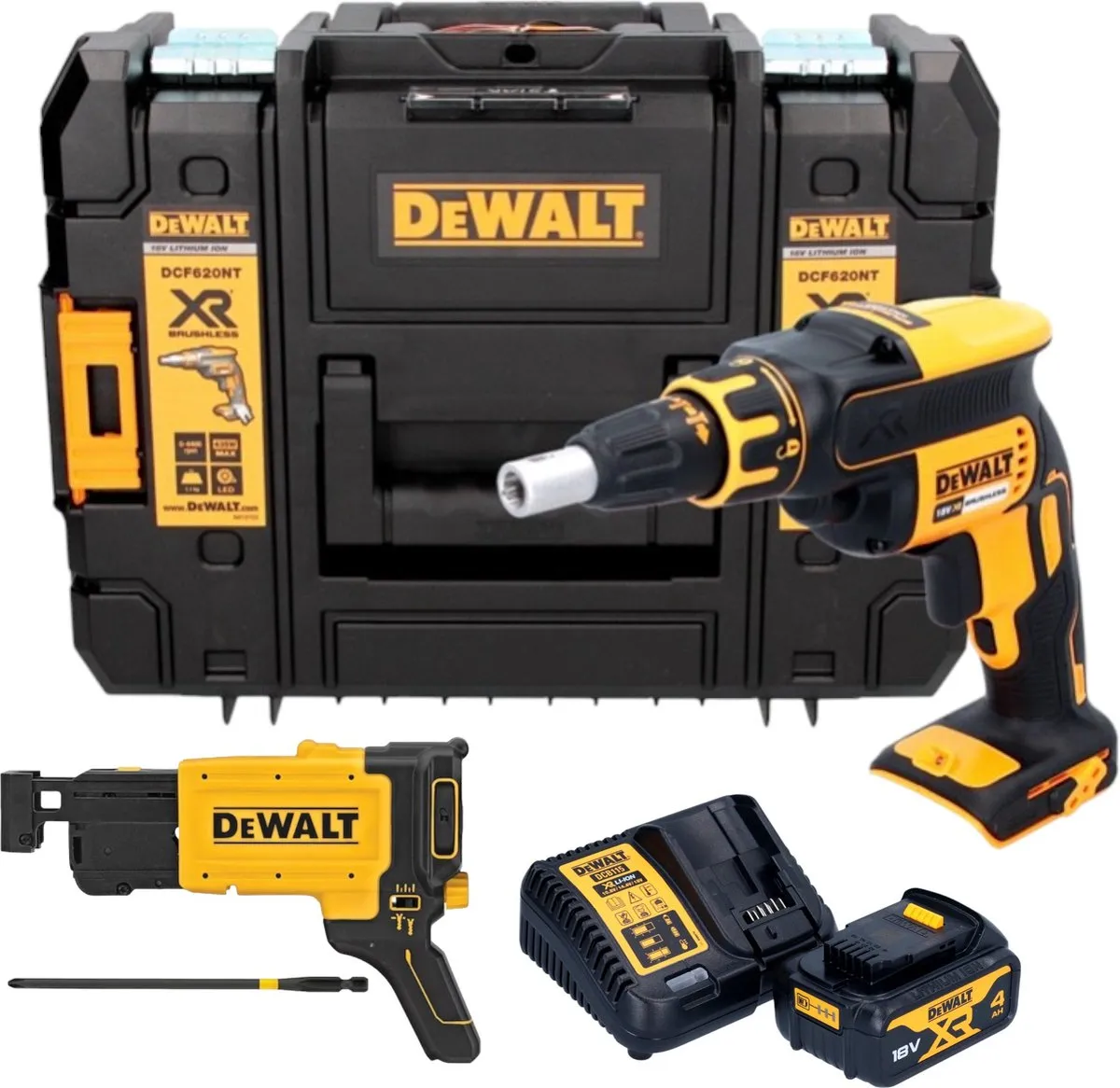 DeWalt DCF 620 M1T Droogbouwschroevendraaier 18V 30Nm