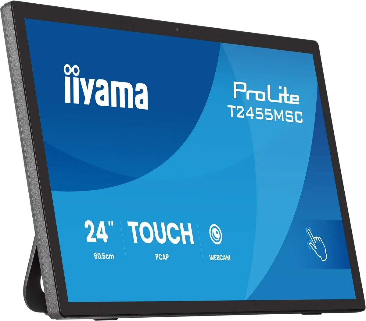 iiyama ProLite T2455MSC-B2 Monitor 24" - Full HD Touch - Webcam - Ingebouwde speakers