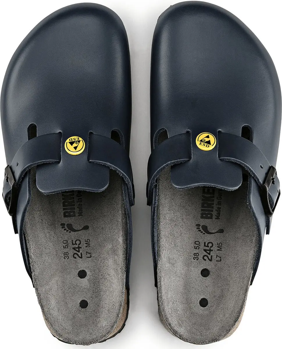 Birkenstock Boston ESD Dames Werkklompen Blauw - Maat 42