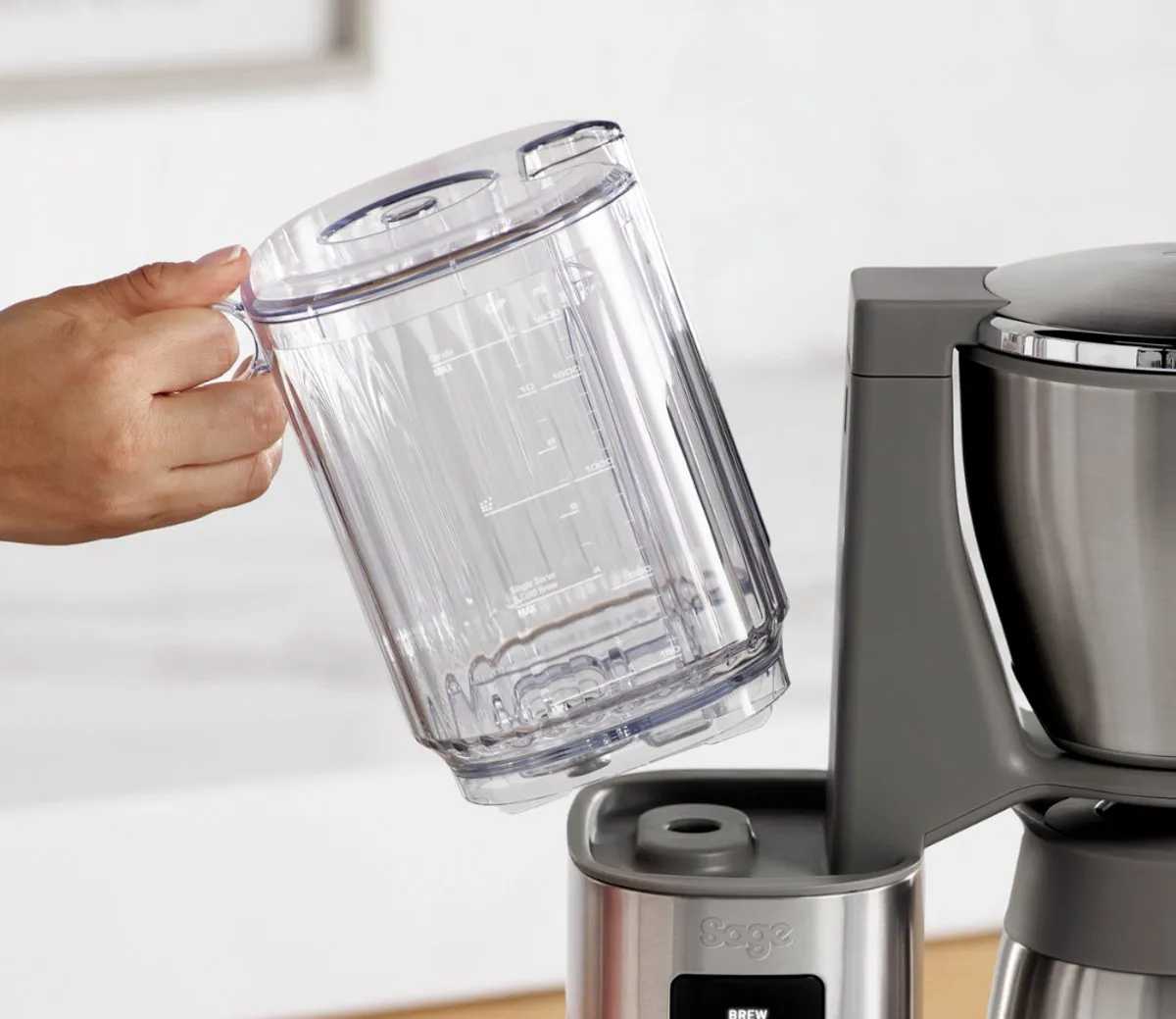 Sage the Luxe Brewer SDC465BSS4EEU1 Koffiezetapparaat - 2 Kopjes - 1.8L