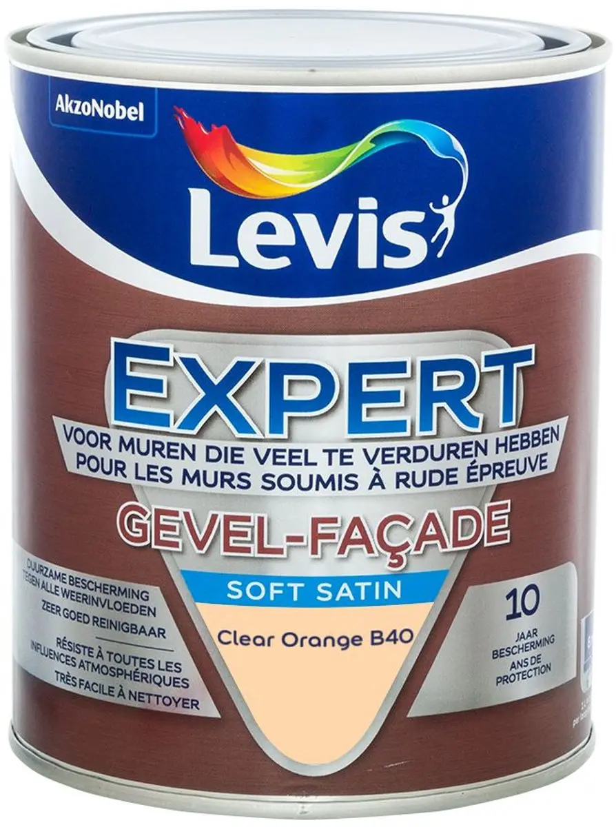Levi's Expert Gevel Mix Clear Orange B40 Mengverf 1L