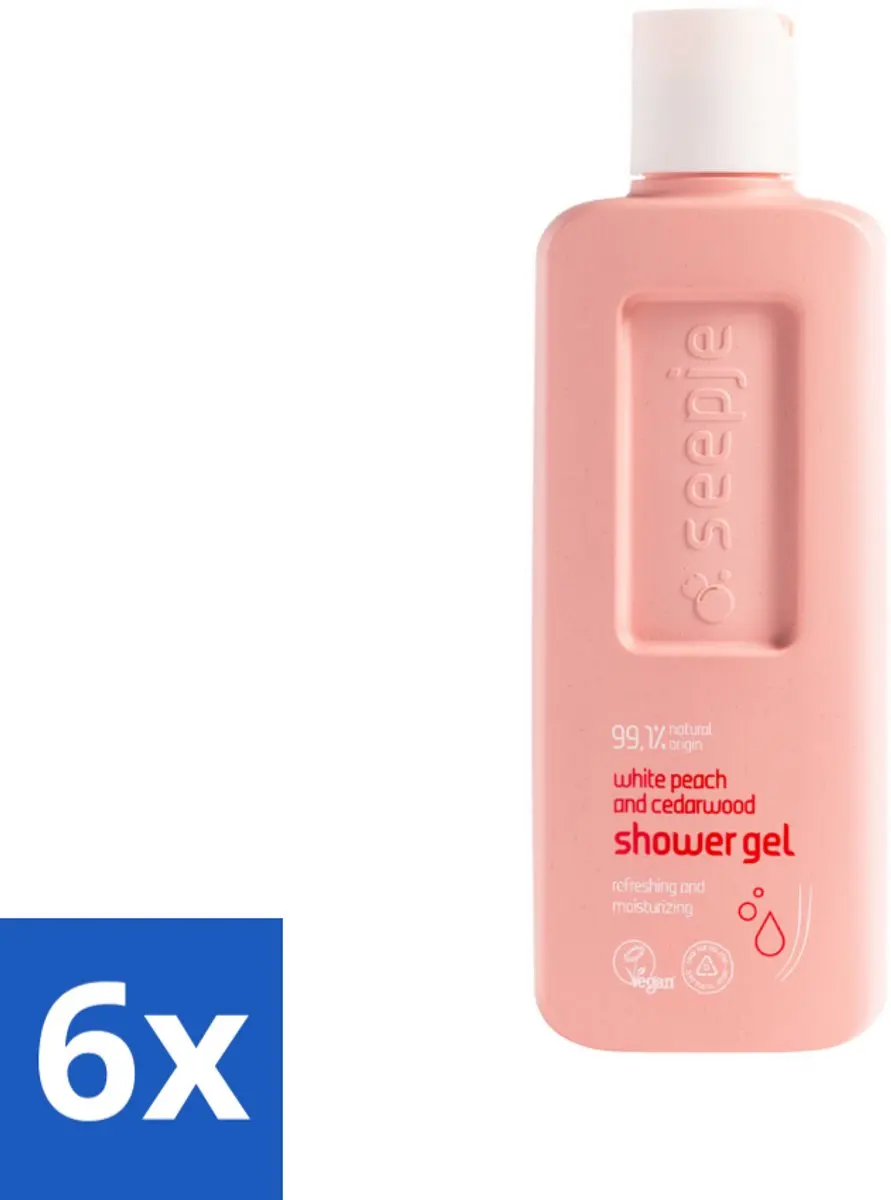 Seepje Douchegel Witte Perzik & Cederhout 300ml