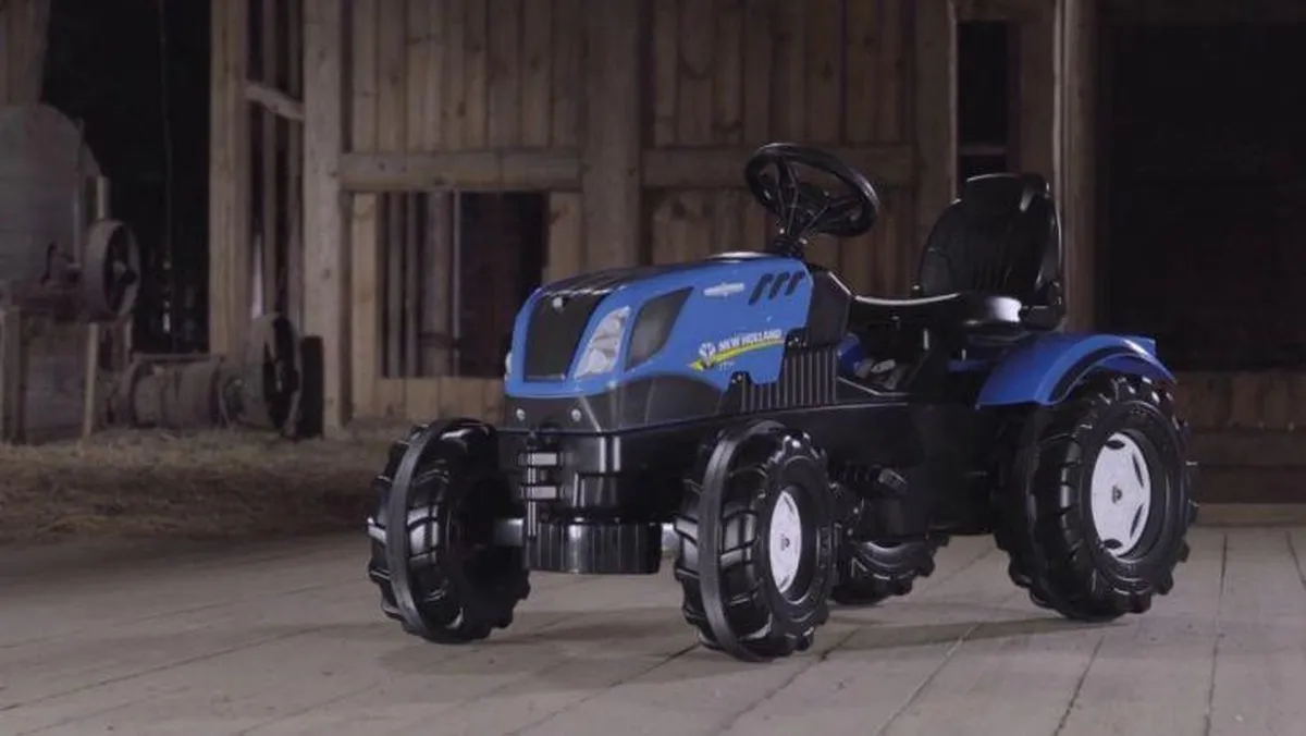 Rolly Toys Traktor 3/7 New Holland Loopauto - Blauw