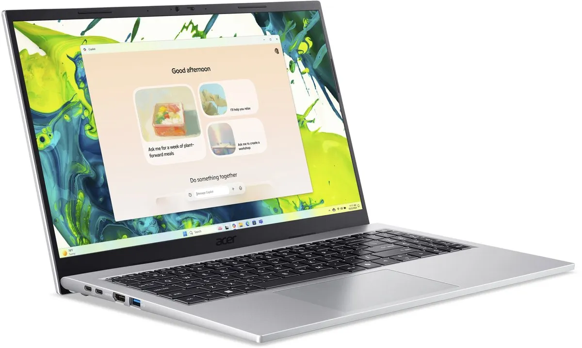 Acer Aspire Go 15 AG15-71P-76S2 Laptop - 16GB 1TB SSD - Zilver