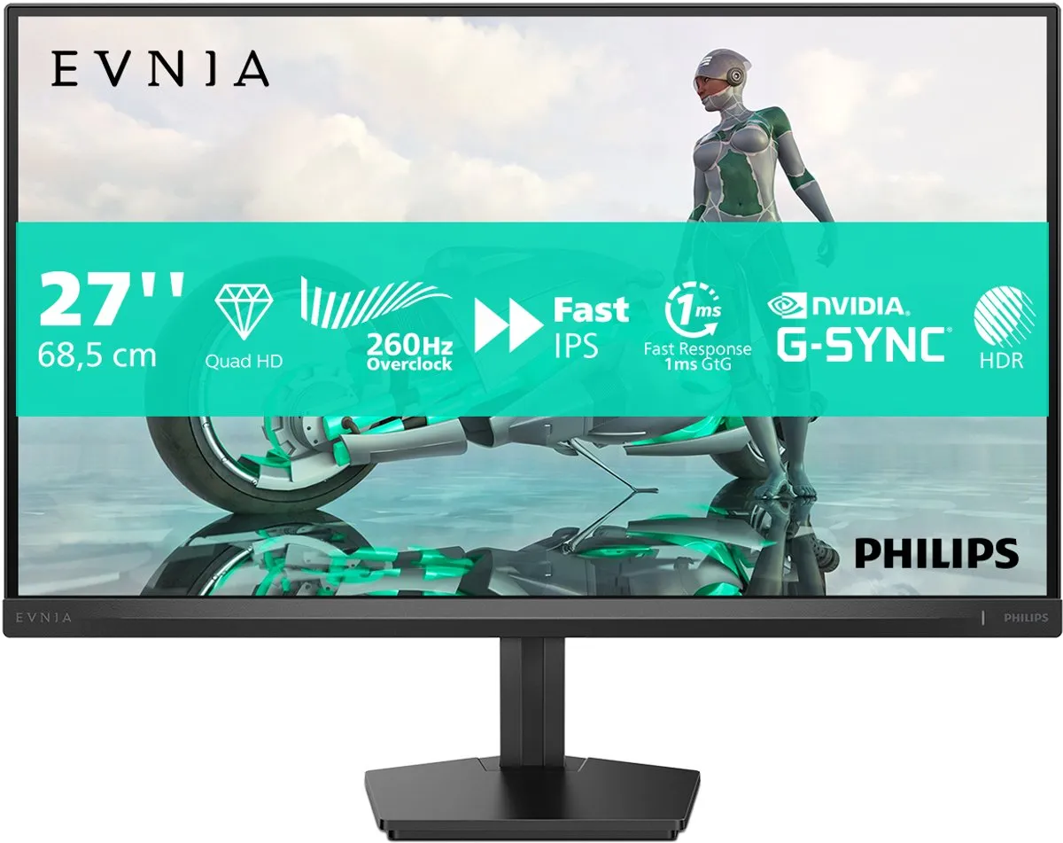 Philips Evnia 3000 27M2N3500PF/00 computer monitor 68,6 cm (27") 2560 x 1440 Pixels Quad HD LCD Zwart