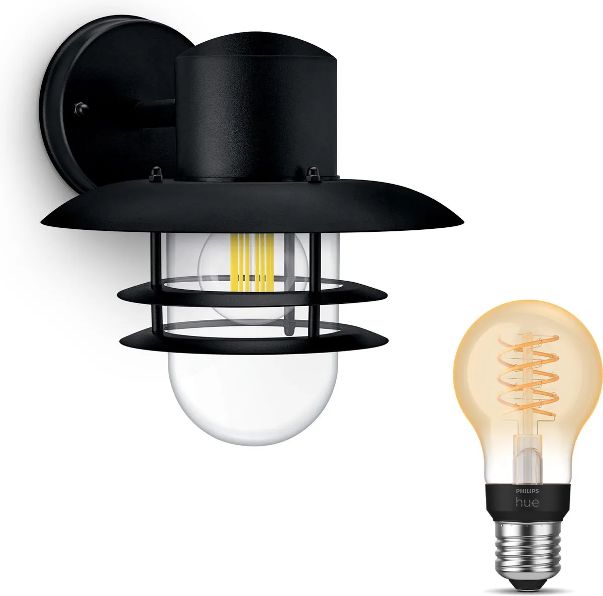 Philips Hue Inyma Wandlamp E27 Zwart