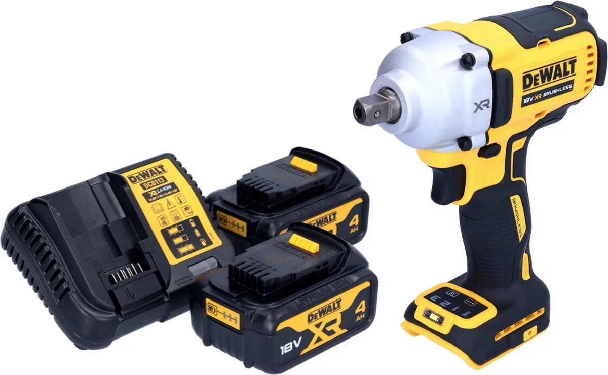 DeWalt DCF 892 M2 Slagmoersleutel 18V 812Nm - 2x 4.0Ah Accu + Lader - afbeelding 3 van 5