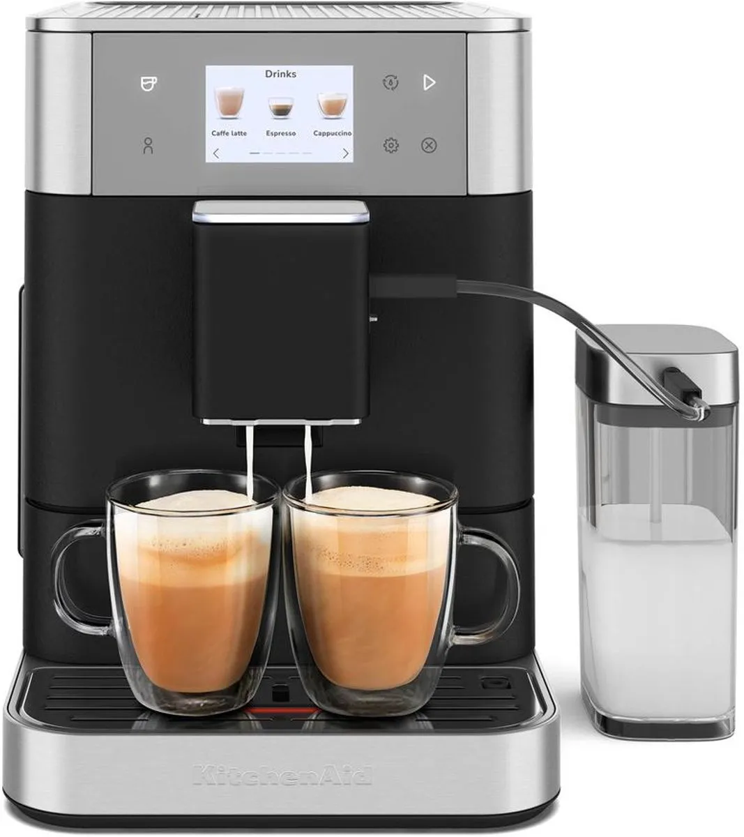 KitchenAid KF7 Espressomachine 20 Programma's - Vulkaanzwart