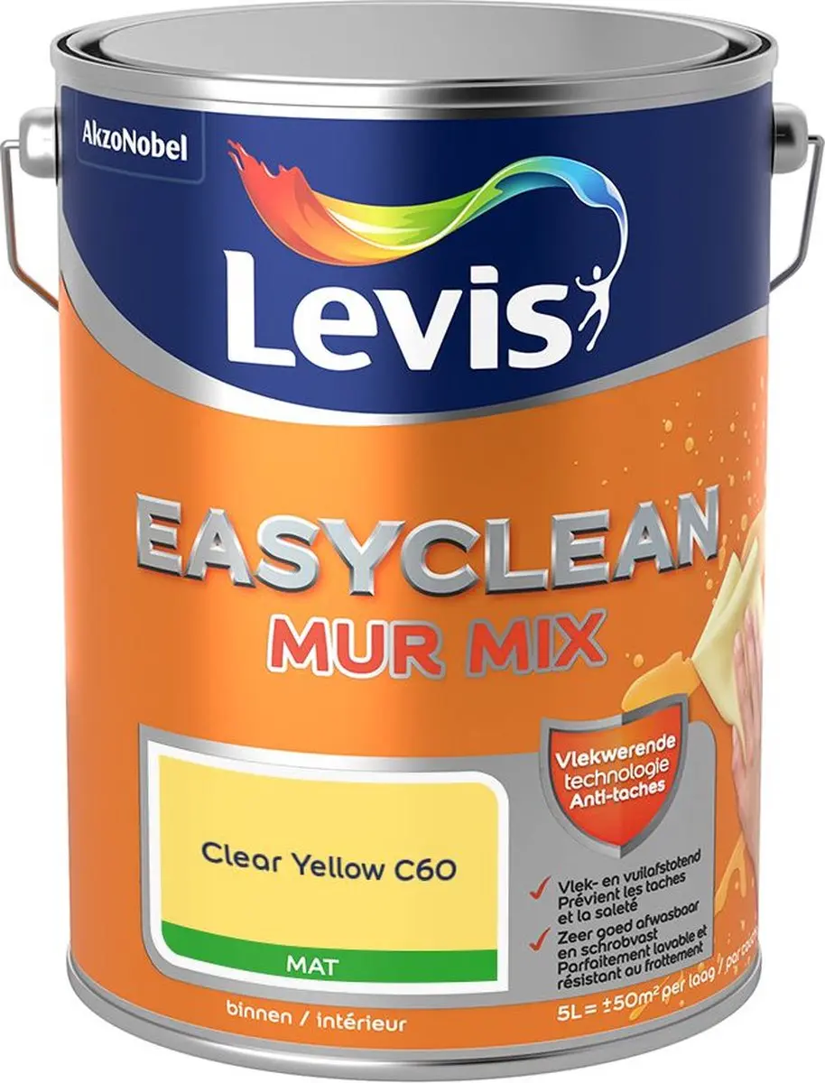 Levi's Easyclean Mur Mat Mix Clear Yellow C60