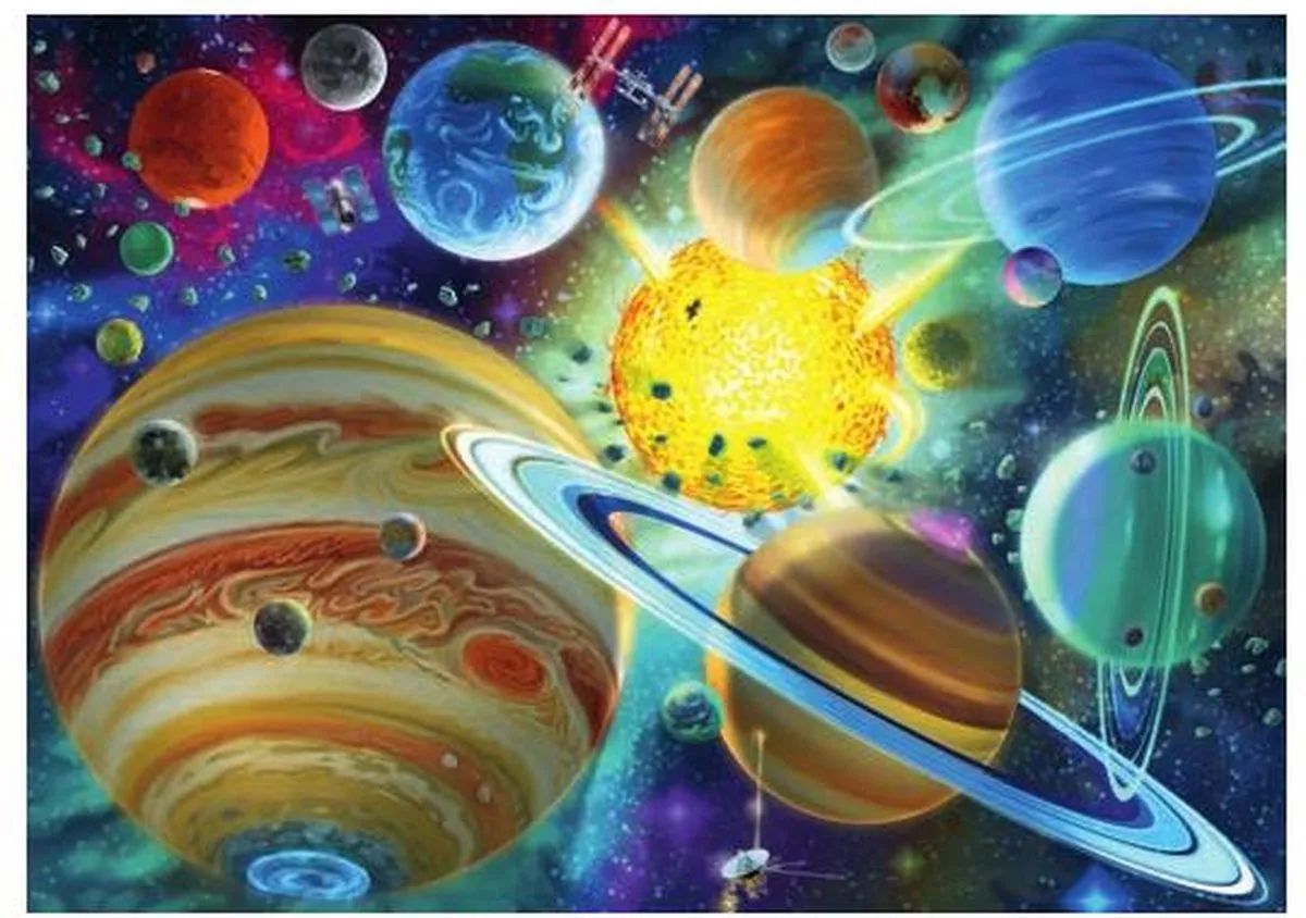 Ravensburger Kosmische Verbinding Legpuzzel 150 Stuks - Multicolor - afbeelding 2 van 3