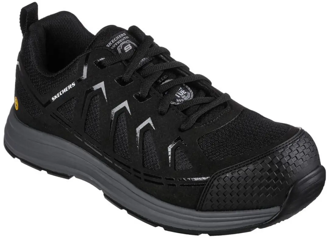 Skechers Malad II Heren Veiligheidsschoen - Zwart