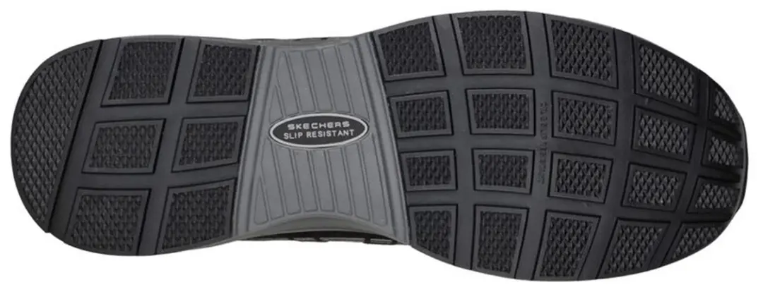 Skechers Malad II Heren Veiligheidsschoen - Zwart
