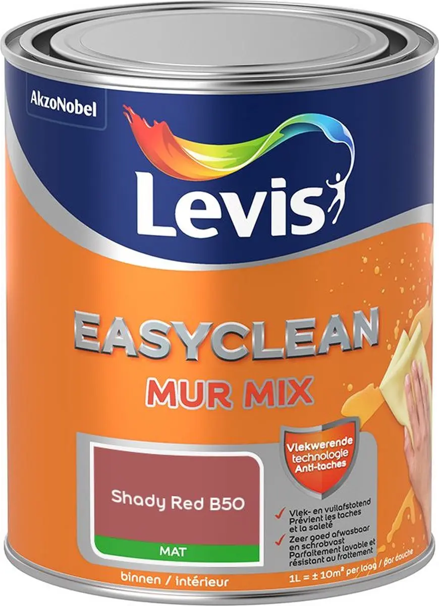 Levi's Easyclean Mur Mat Mix Mengverf 1L