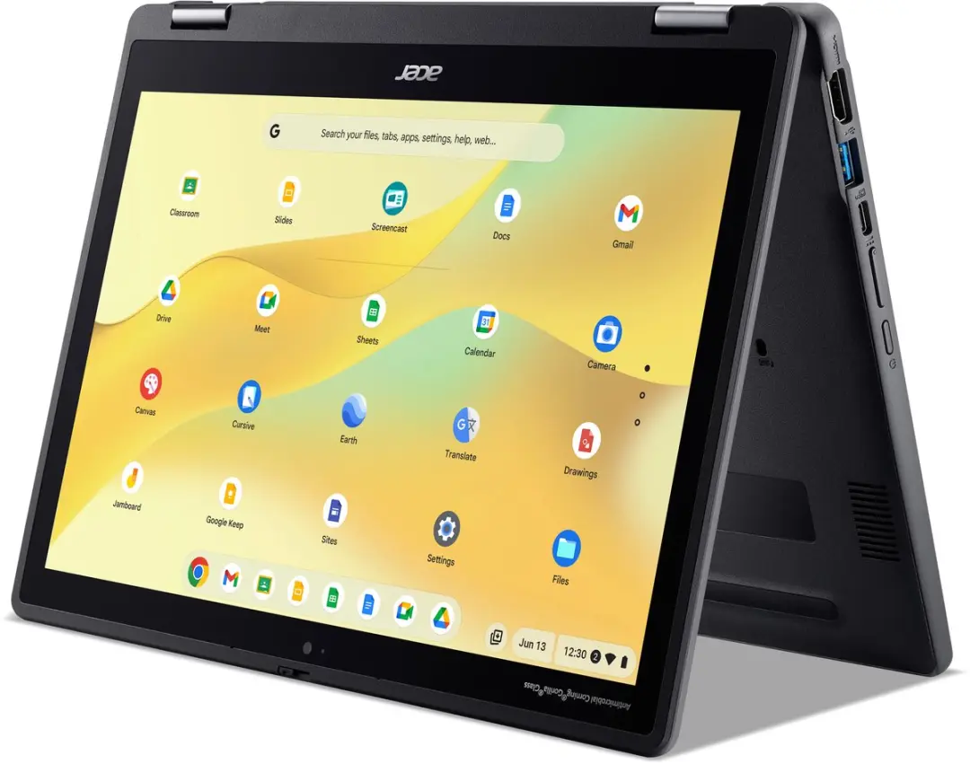 Acer Chromebook R857T-TCO-C04U - 12.2" Touchscreen WUXGA - 8GB/64GB - Zwart