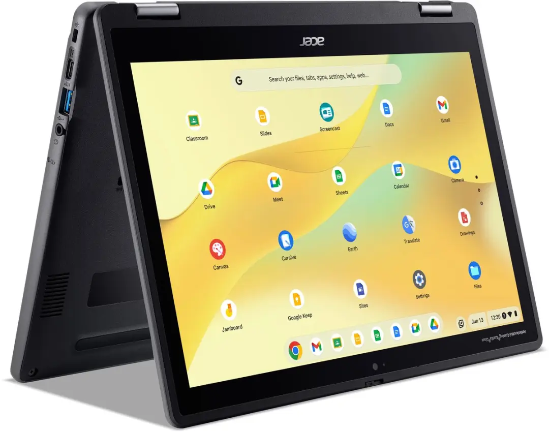 Acer Chromebook R857T-TCO-C04U - 12.2" Touchscreen WUXGA - 8GB/64GB - Zwart