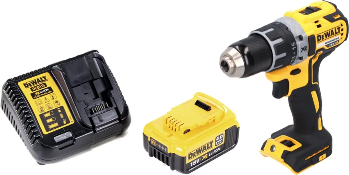 DeWalt DCD791 Accuboormachine 18V 70Nm Borstelloos - 1x 4.0Ah - afbeelding 3 van 5