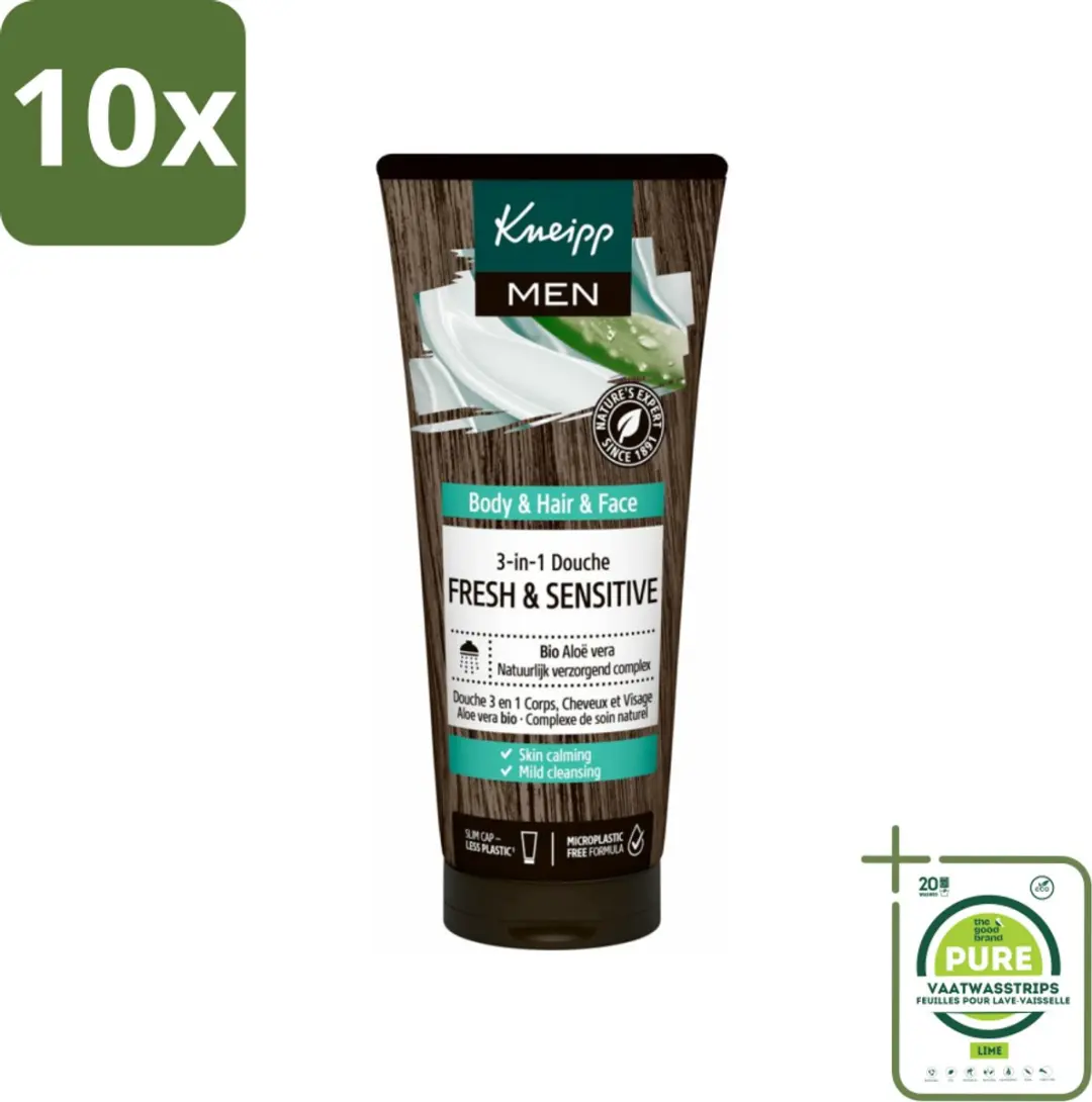 Kneipp Men Fresh & Sensitive Shampoo & Douche 200ml