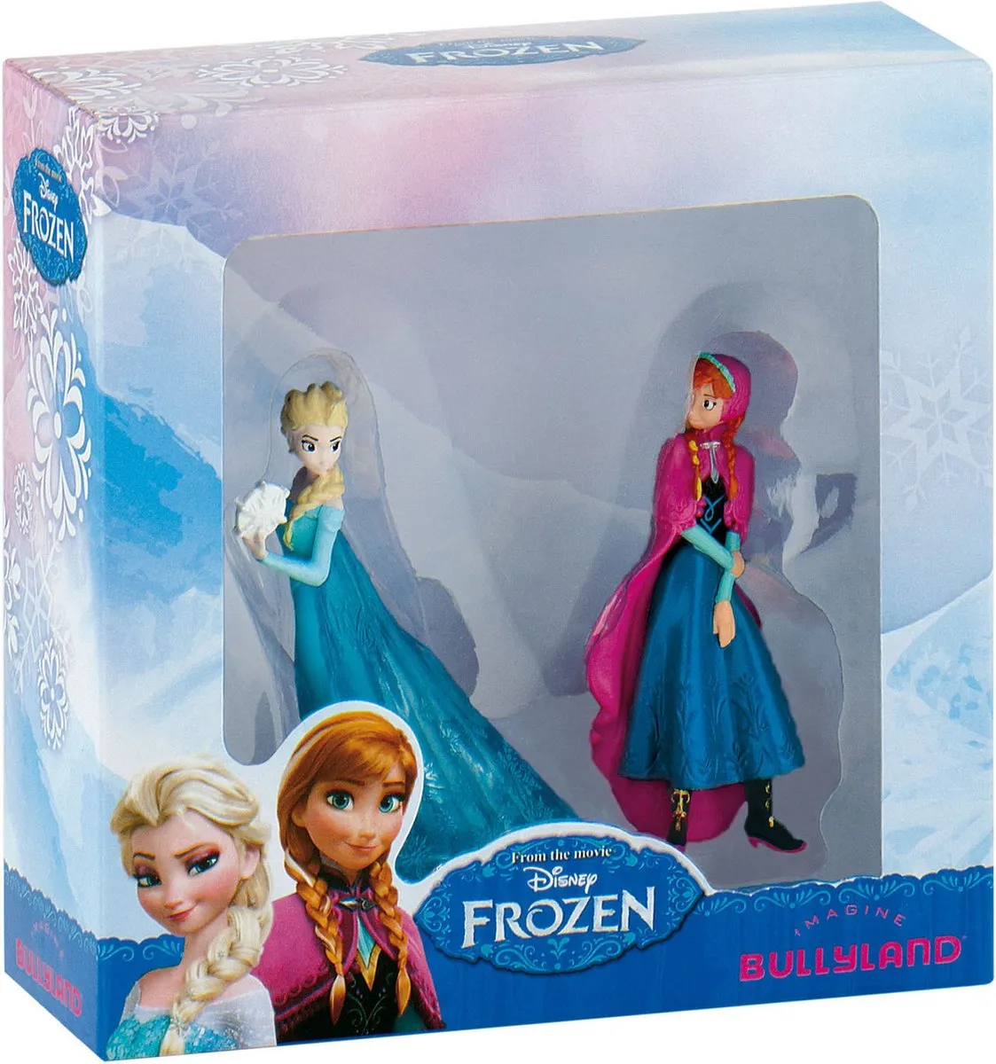 Disney Frozen Speelfiguurtjes Elsa & Anna Bullyland B13063 - Meerkleurig