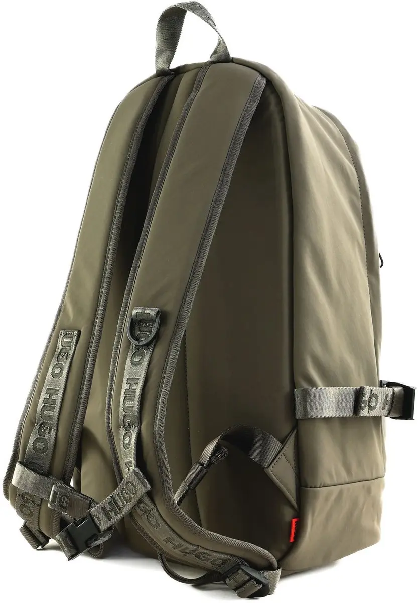 Hugo Backpack Medium Grey Taupe - 15 inch Laptopvak - 25x31x1.5cm