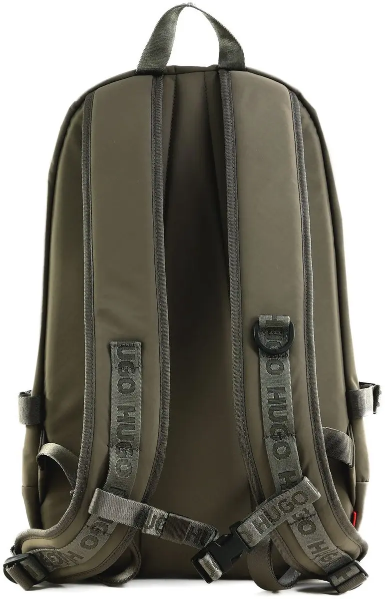 Hugo Backpack Medium Grey Taupe - 15 inch Laptopvak - 25x31x1.5cm