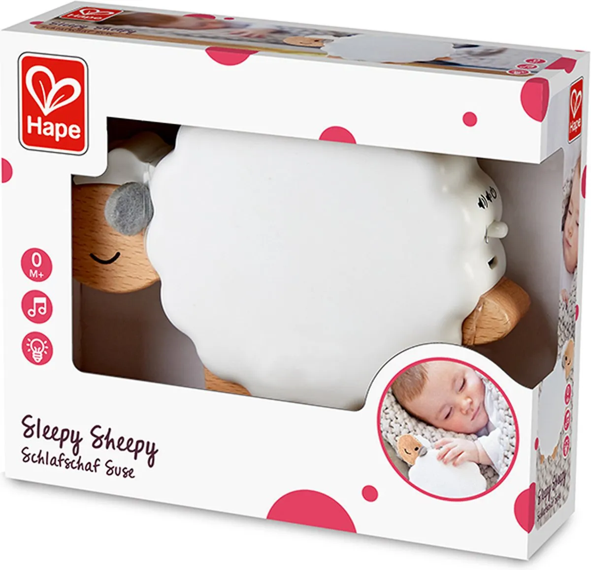 Hape Schlafschaf Suse - Veelkleurig