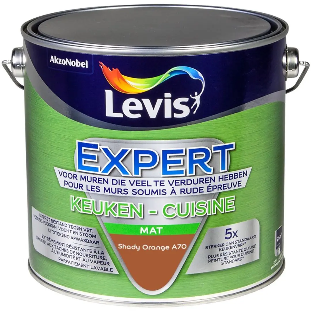 Levi's Expert Keuken Mix Shady Orange A70 Mengverf 2,5L