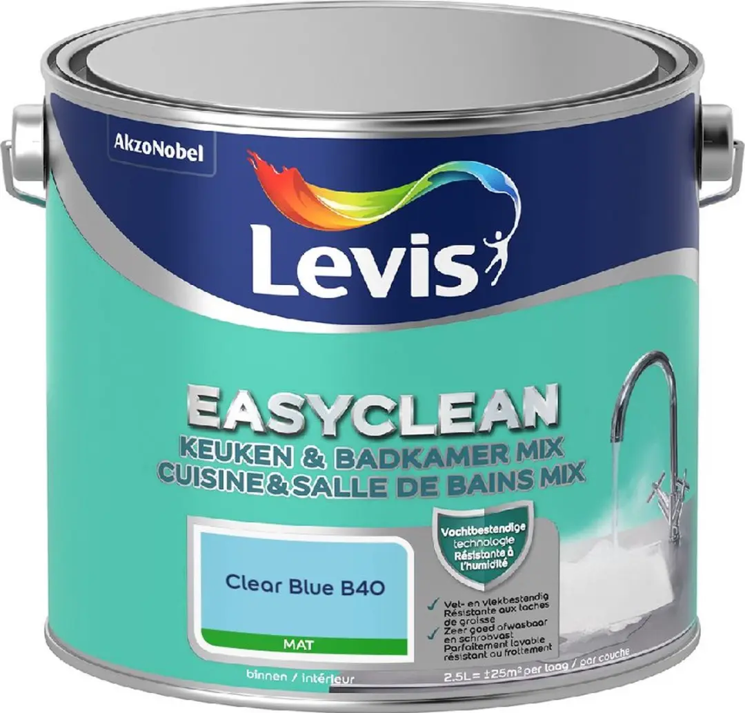 Levi's Easyclean Mengverf Clear Blue B40