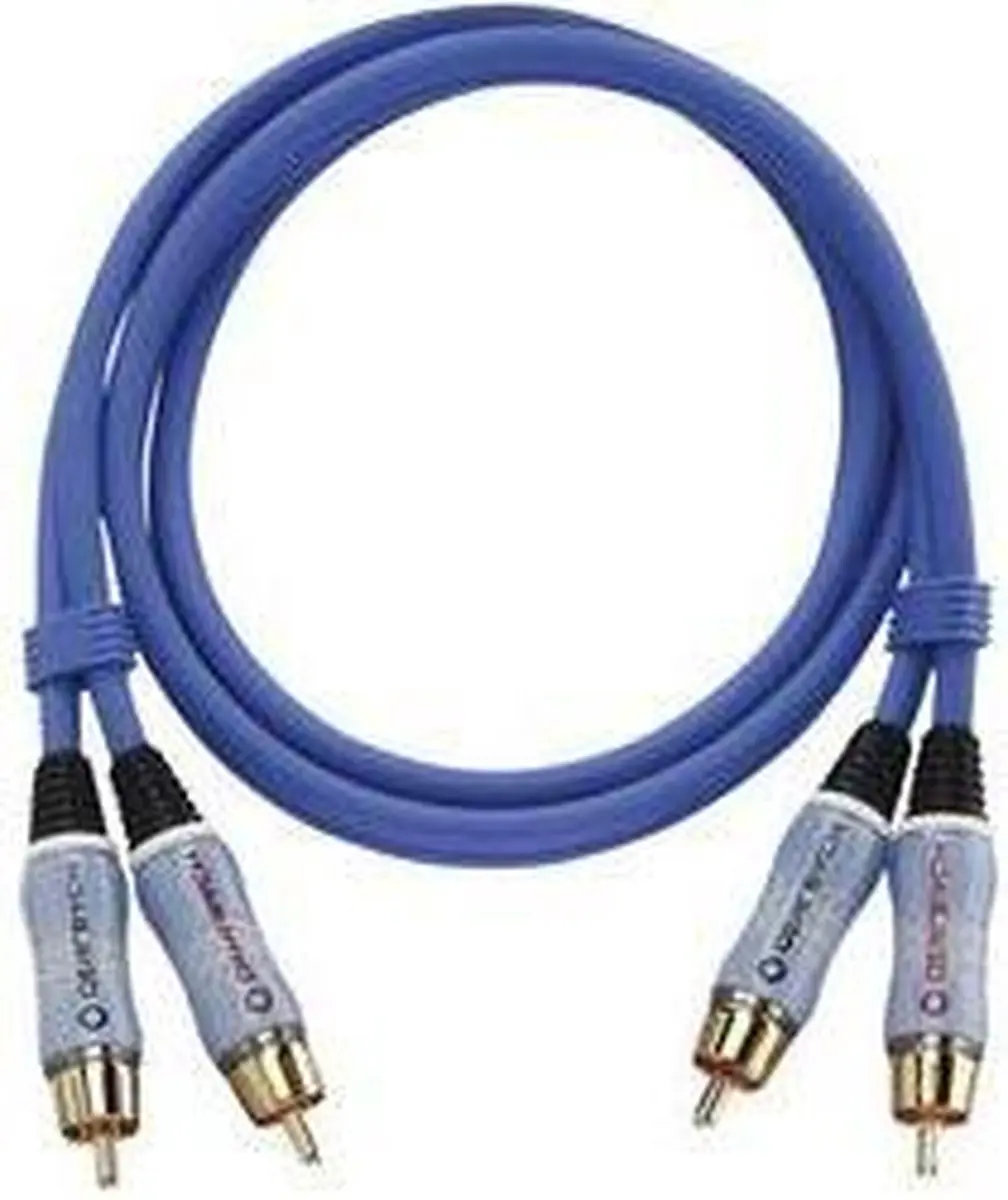 Oehlbach Audio-Cinchkabel 5m - Blauw
