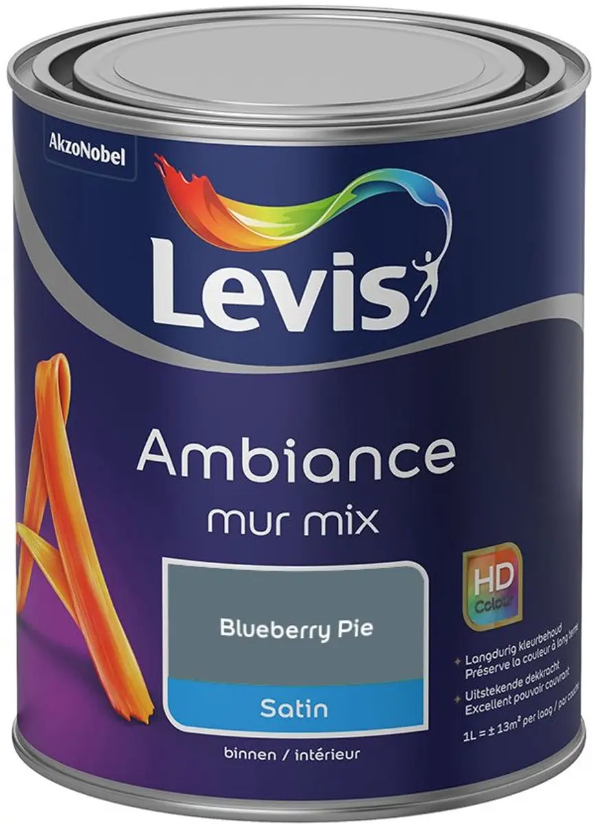 Levi's Ambiance Mur Satin Mix Blueberry Pie