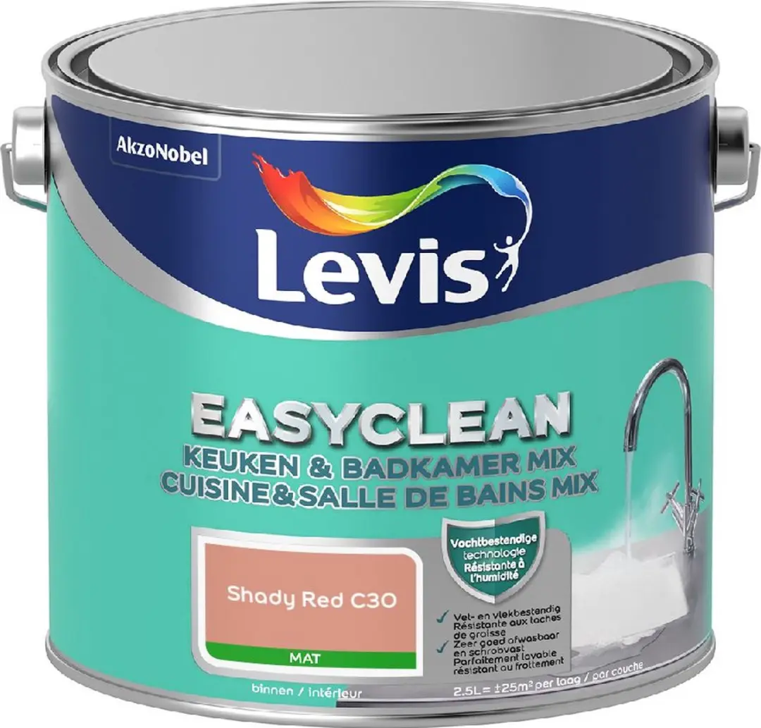 Levi's Easyclean Mengverf Shady Red C30