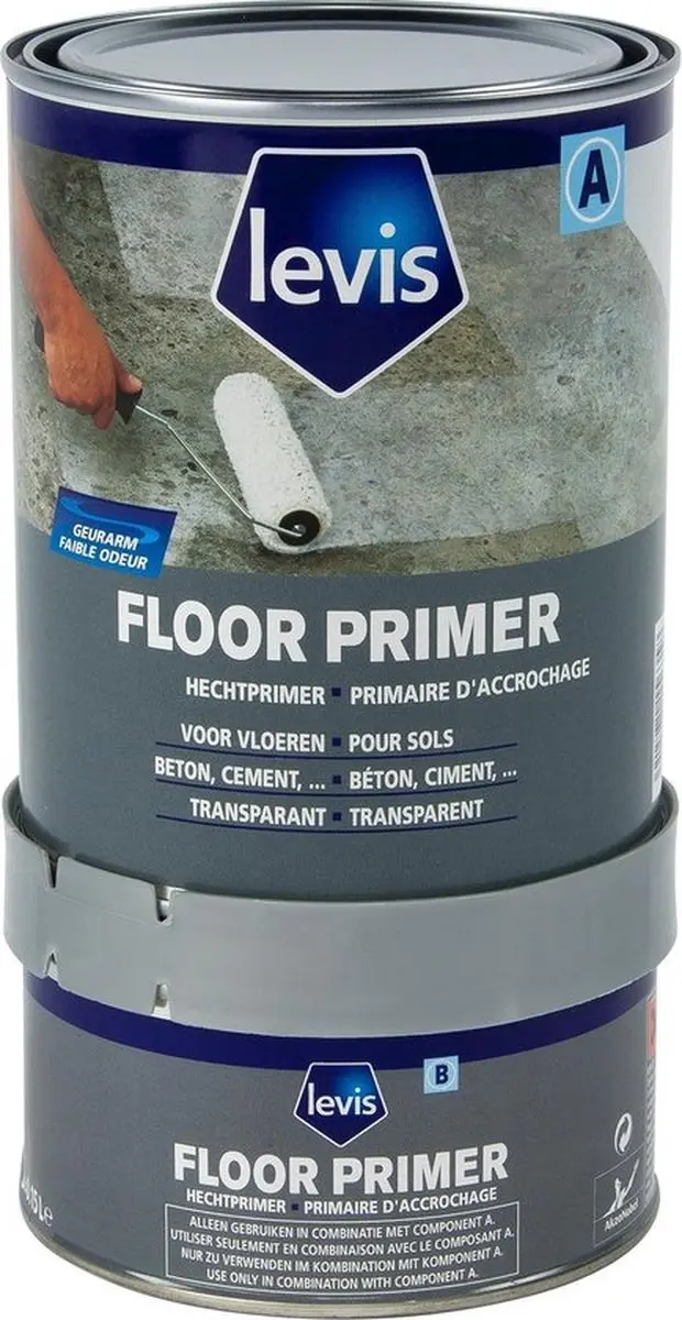 Levis - Expert Floor Primer - Wit - 0,75 L