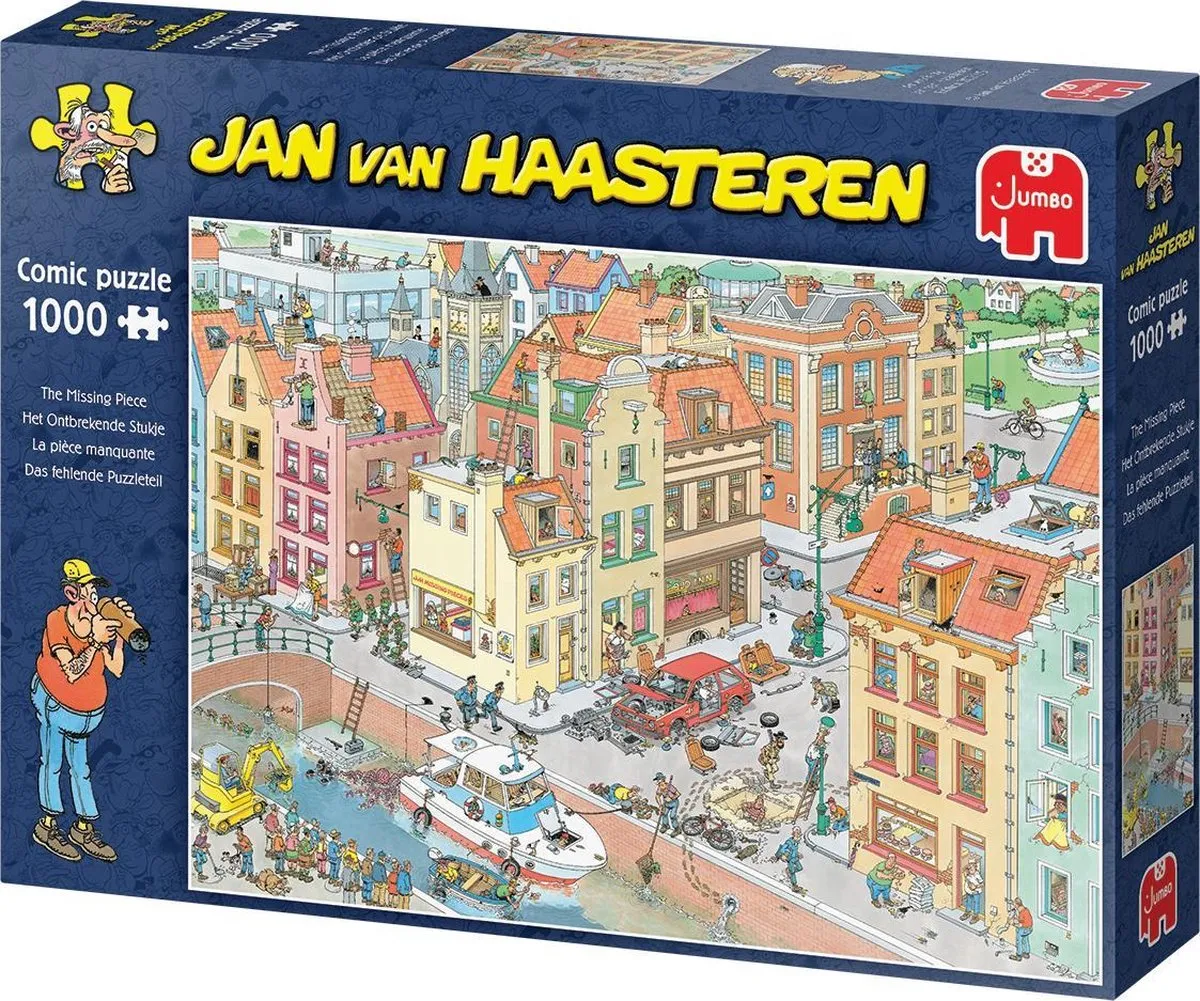 Jan van Haasteren Het Ontbrekende Stukje puzzel - 1000 stukjes