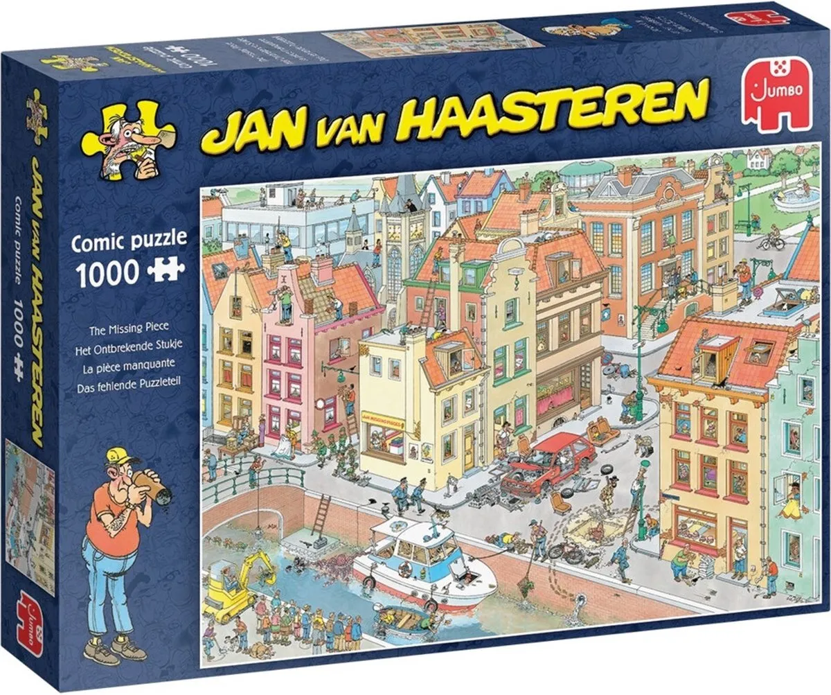 Jan van Haasteren Het Ontbrekende Stukje puzzel - 1000 stukjes