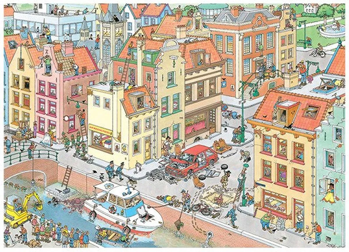 Jan van Haasteren Het Ontbrekende Stukje puzzel - 1000 stukjes