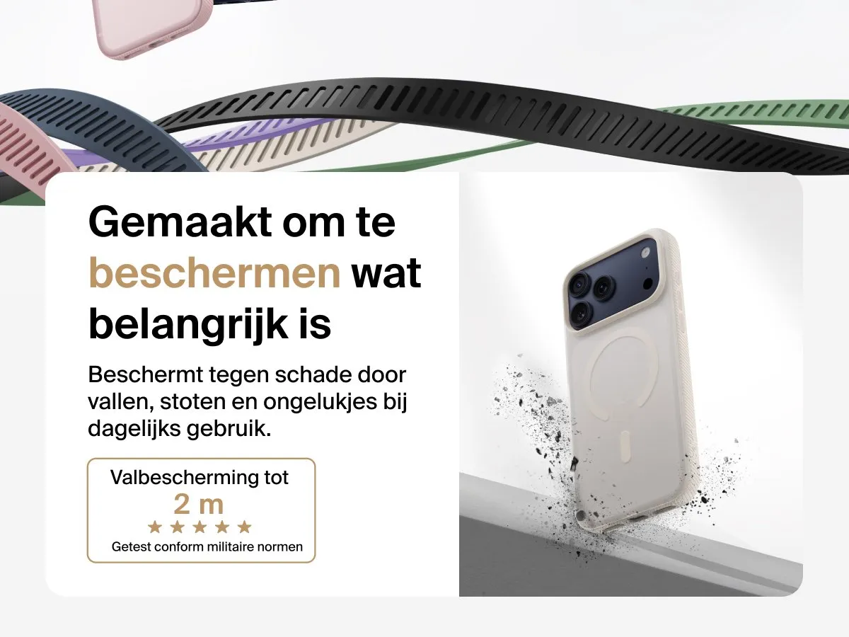 Belkin SheerForce Grip Hoesje iPhone 17 Pro Max MSA036HQSA - Zand