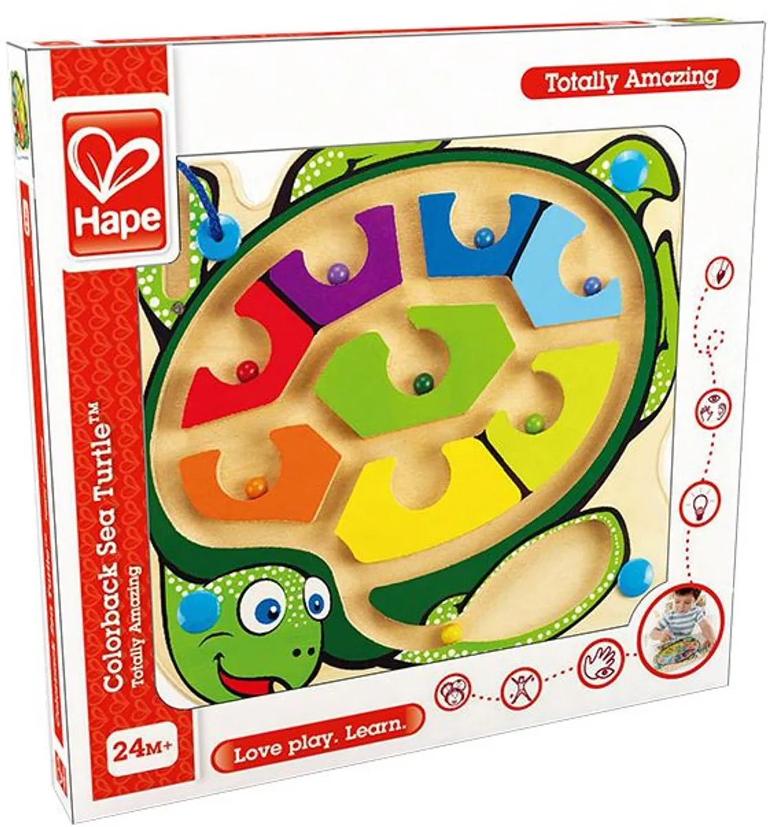 Hape Colorback Sea Turtle 301704 - Doolhof - Veelkleurig - afbeelding 7 van 7