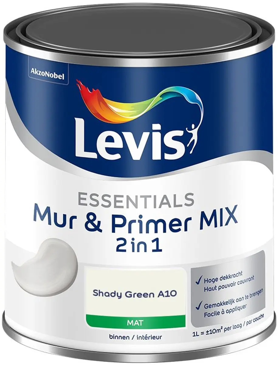 Levi's Essentials Mur & Primer Mix Shady Green A10 Mengverf 1L