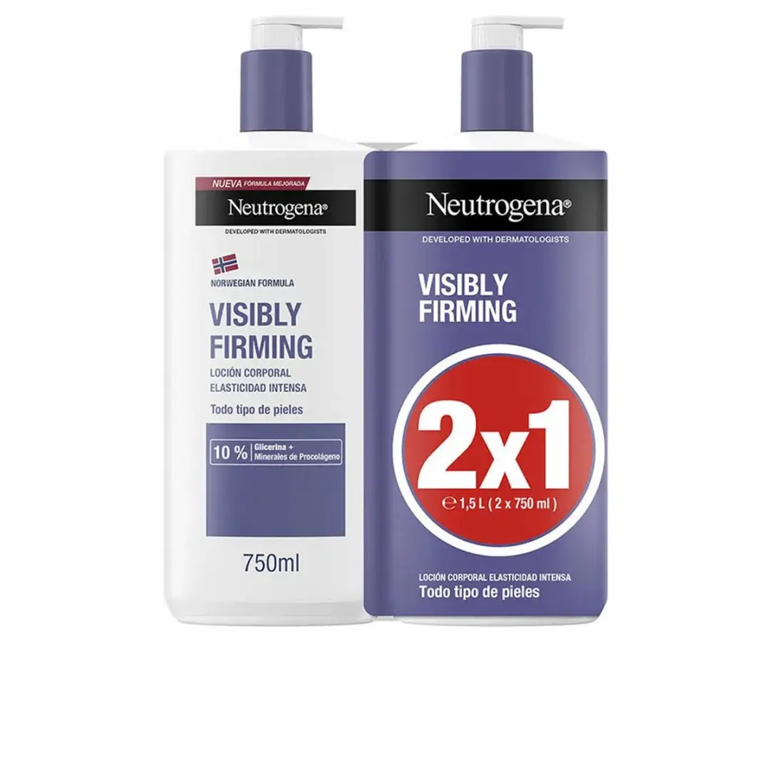 Neutrogena Zichtbaar Verstevigende Bodylotion 750ml 2 Eenheden Transparant